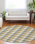 LOOMLAN Rugs Nahlia Gray Washable Indoor-Outdoor Rug