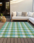 LOOMLAN Rugs Nahlia Lime Washable Indoor-Outdoor Rug