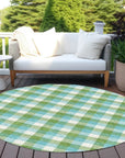 LOOMLAN Rugs Nahlia Lime Washable Indoor-Outdoor Rug