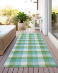 LOOMLAN Rugs Nahlia Lime Washable Indoor-Outdoor Rug