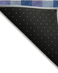 LOOMLAN Rugs Nahlia Navy Washable Indoor-Outdoor Rug