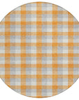 LOOMLAN Rugs Nahlia Orange Washable Indoor-Outdoor Rug