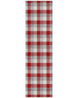 LOOMLAN Rugs Nahlia Red Washable Indoor-Outdoor Rug