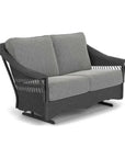 Lloyd Flanders Nantucket Loveseat Glider Premium Wicker Furniture