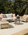Nantucket Ottoman Premium Wicker Furniture - LOOMLAN - Lloyd Flanders - Outdoor Ottomans