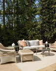 Nantucket Ottoman Premium Wicker Furniture - LOOMLAN - Lloyd Flanders - Outdoor Ottomans