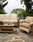 Lloyd Flanders Nantucket Sofa Premium Wicker Furniture Lloyd Flanders