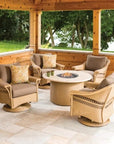 Nantucket Swivel Glider Lounge Chair - LOOMLAN - Lloyd Flanders - Outdoor Lounge Chairs