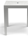 Naples Aluminum Made Outdoor Pub Table - LOOMLAN - Sunset West - Outdoor Counter Tables