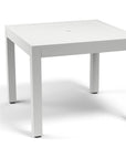 Naples Aluminum Square Outdoor Dining Table - LOOMLAN - Sunset West - Outdoor Dining Tables