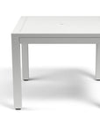 Naples Aluminum Square Outdoor Dining Table - LOOMLAN - Sunset West - Outdoor Dining Tables