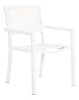 Naples Stackable Sling Outdoor Dining Chair 2PC - LOOMLAN - Sunset West - Outdoor Dining Chairs