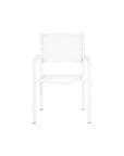 Naples Stackable Sling Outdoor Dining Chair 2PC - LOOMLAN - Sunset West - Outdoor Dining Chairs