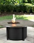 Nature's Wood Round Firepit Table - LOOMLAN - Castelle - Outdoor Fire Tables