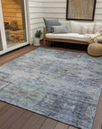 LOOMLAN Rugs Naya Brown Washable Indoor-Outdoor Rug