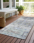 LOOMLAN Rugs Naya Brown Washable Indoor-Outdoor Rug
