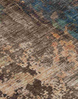 LOOMLAN Rugs Nayara Blue Washable Indoor-Outdoor Rug
