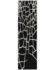 LOOMLAN Rugs Nazira Black Washable Indoor-Outdoor Rug