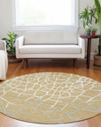 LOOMLAN Rugs Nazira Gold Washable Indoor-Outdoor Rug