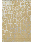 LOOMLAN Rugs Nazira Gold Washable Indoor-Outdoor Rug