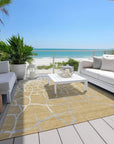 LOOMLAN Rugs Nazira Gold Washable Indoor-Outdoor Rug