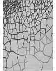 LOOMLAN Rugs Nazira Gray Washable Indoor-Outdoor Rug