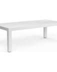 Newport Aluminum Outdoor Dining Table - LOOMLAN - Sunset West - Outdoor Dining Tables