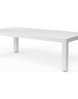Newport Aluminum Outdoor Dining Table - LOOMLAN - Sunset West - Outdoor Dining Tables