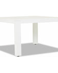 Newport Aluminum Square Outdoor Dining Table - LOOMLAN - Sunset West - Outdoor Dining Tables