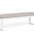 Newport Sunbrella Outdoor Dining Bench - LOOMLAN - Sunset West - Outdoor Benches