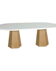 Nicolya Outdoor Oval Dining Table - LOOMLAN - Castelle - Outdoor Dining Tables
