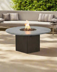 Nicoya Round Coffee Table Firepit by Castelle - LOOMLAN - Castelle - Outdoor Fire Tables