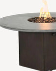 Nicoya Round Coffee Table Firepit by Castelle - LOOMLAN - Castelle - Outdoor Fire Tables