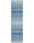 LOOMLAN Rugs Nira Blue Washable Indoor-Outdoor Rug