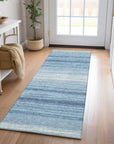LOOMLAN Rugs Nira Blue Washable Indoor-Outdoor Rug