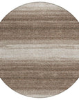 LOOMLAN Rugs Nira Brown Washable Indoor-Outdoor Rug