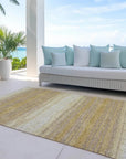 LOOMLAN Rugs Nira Gold Washable Indoor-Outdoor Rug