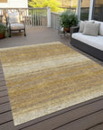 LOOMLAN Rugs Nira Gold Washable Indoor-Outdoor Rug