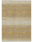 LOOMLAN Rugs Nira Gold Washable Indoor-Outdoor Rug