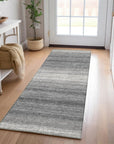 LOOMLAN Rugs Nira Gray Washable Indoor-Outdoor Rug