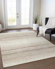 LOOMLAN Rugs Nira Ivory Washable Indoor-Outdoor Rug