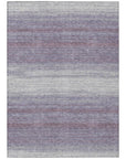 LOOMLAN Rugs Nira Purple Washable Indoor-Outdoor Rug
