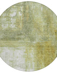 LOOMLAN Rugs Nocturne Green Washable Indoor-Outdoor Rug