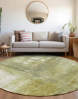 LOOMLAN Rugs Nocturne Green Washable Indoor-Outdoor Rug