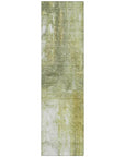 LOOMLAN Rugs Nocturne Green Washable Indoor-Outdoor Rug