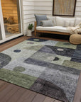 LOOMLAN Rugs Noel Aloe Washable Indoor-Outdoor Rug
