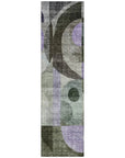 LOOMLAN Rugs Noel Olive Washable Indoor-Outdoor Rug