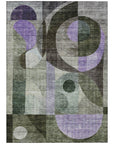 LOOMLAN Rugs Noel Olive Washable Indoor-Outdoor Rug