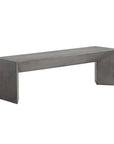 Nomad Concrete Outdoor Backless Bench - LOOMLAN - SUNPAN - Outdoor Benches