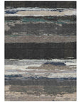 LOOMLAN Rugs Nomaria Black Washable Indoor-Outdoor Rug